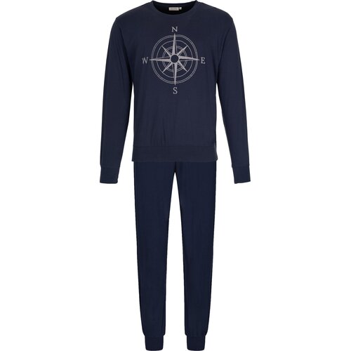 Pastunette Heren Pyjama Cloud Navigator – Donkerblauw – 100% Katoen Pastunette Heren Pyjama Cloud Navigator – Donkerblauw – 100% Katoen