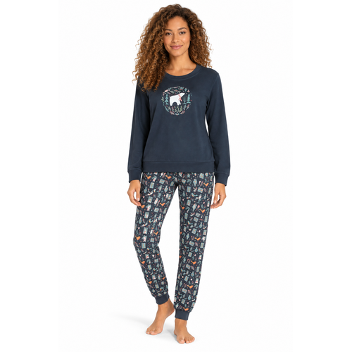 Comtessa Dames Pyjama – 100% Katoen – IJsbeer – Smoky Comtessa Dames Pyjama – 100% Katoen – IJsbeer – Smoky