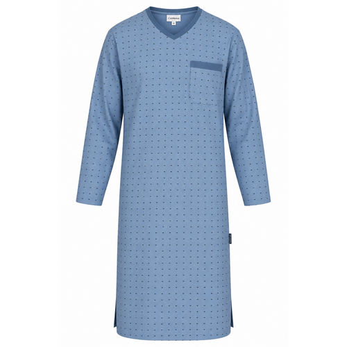 Comtessa Heren Nachthemd – 100% Katoen – Lange Mouwen – Lichtblauw – 110 cm Comtessa Heren Nachthemd – 100% Katoen – Lange Mouwen – Lichtblauw – 110 cm