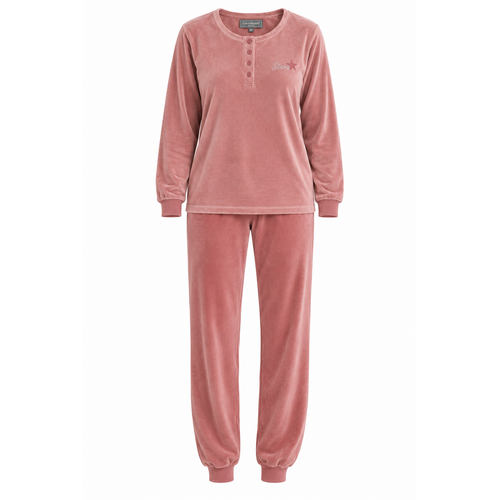 Cocodream Dames pyjama velours - winter - roze