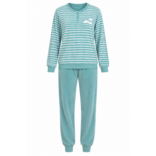 Comtessa Badstof Dames Pyjama – Winter – Lagoon Blue Comtessa Badstof Dames Pyjama – Winter – Lagoon Blue
