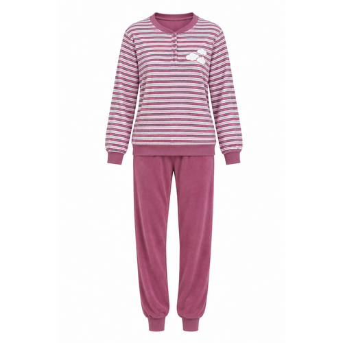 Comtessa Badstof Dames Pyjama – Winter – Oudroze Comtessa Badstof Dames Pyjama – Winter – Oudroze