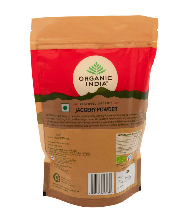 Organic India Jaggery Powder 500 g, biologisch