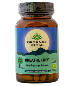 Organic India Breathe Free 90 capsules 100% biologisch