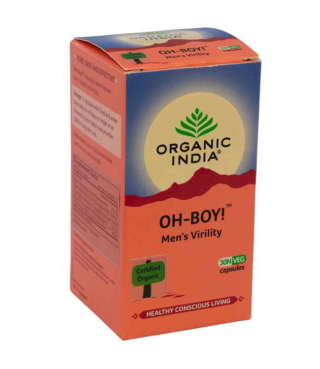 Organic India Oh-Boy 30 capsules