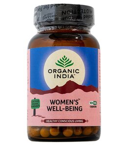 Organic India Best Before: 7-3-2026 - Women's Well-Being, supplement,  biologisch, 90 vegan capsules