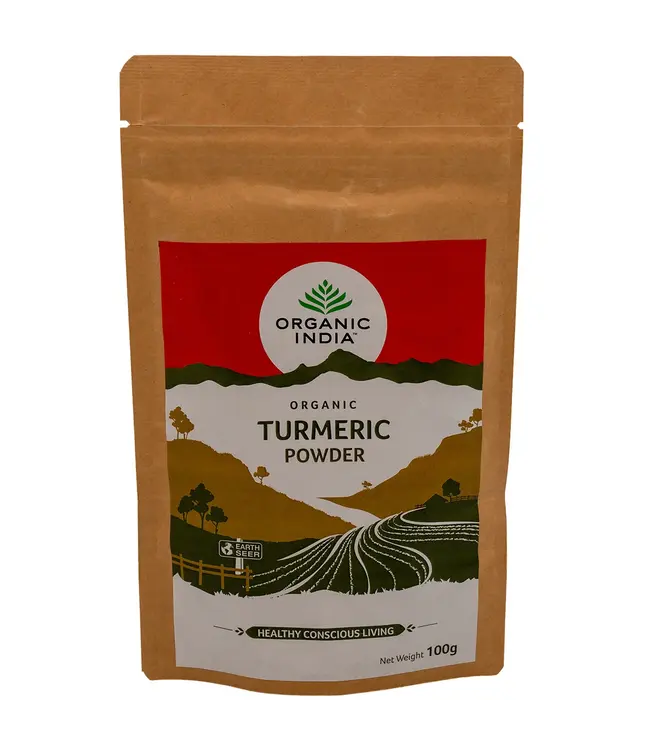 Organic India Best Before: 30-5-2026 - Kurkuma poeder biologisch 100 g