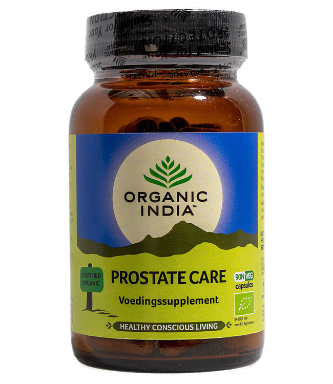 Organic India Best Before:14-10-2026  Prostate Care supplement  90 vegan capsules, biologisch - Copy