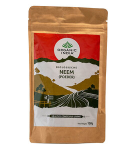 Organic India Best before: 13-10-2026 Neem poeder 100g, Biologisch