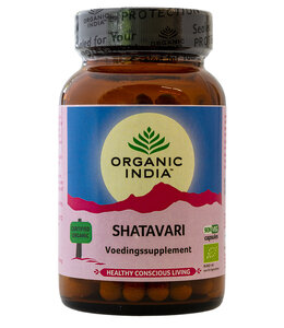 Organic India Best before: 14-10-2026 Shatavari supplement, biologisch, 90 vegan capsules