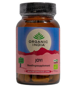 Organic India Best before:16-10-2026 Joy supplement, biologisch, 90 vegan capsules