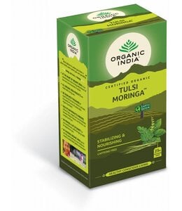 Organic India Best before:10-12-2026 Tulsi thee Moringa, biologisch, 25 zakjes