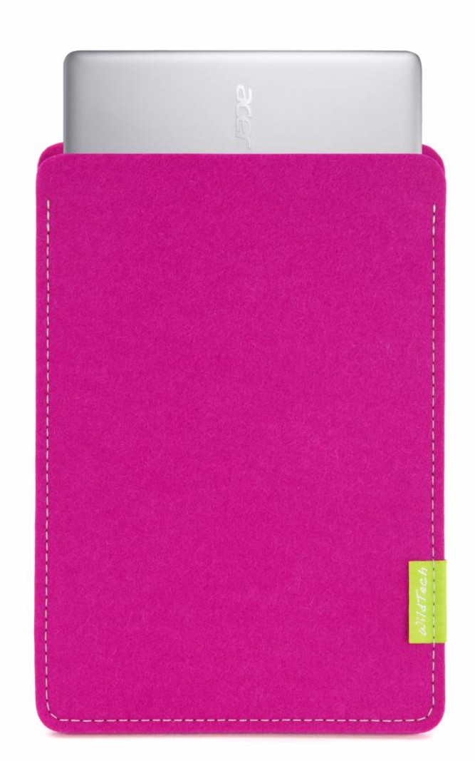 Acer Swift Spin sleeve of wool felt cover bag pink WildTech