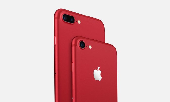 iPhone 7 & 7+ in Rot