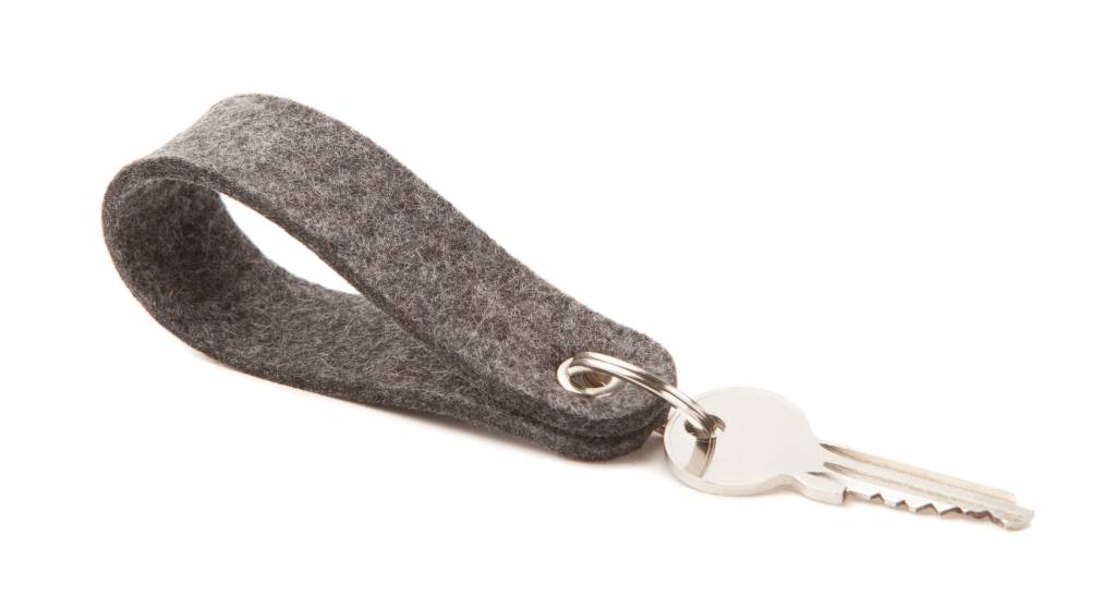 Schlüsselanhänger Grey round