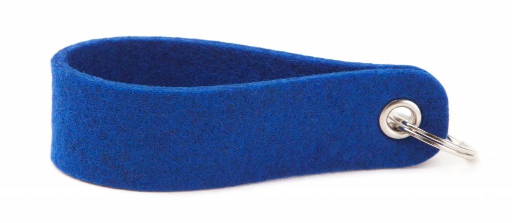 Schlüsselanhänger Azure rund