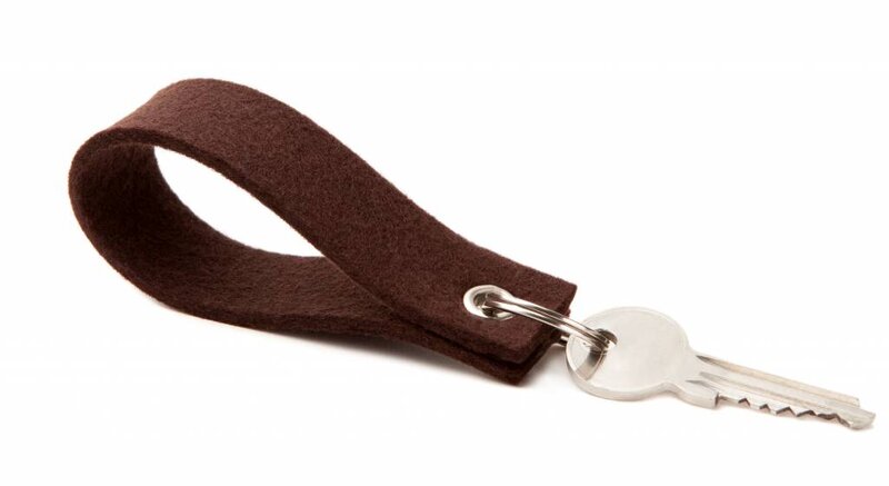 Keychain Dark-Brown square