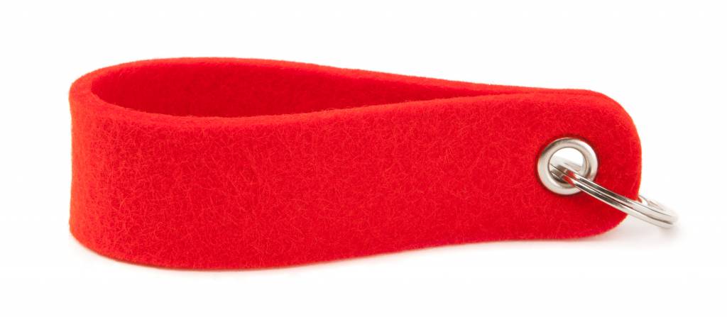 Keychain Light-Red round