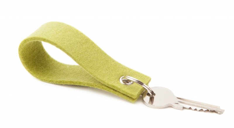 Keychain Lime-Green square