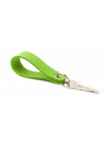 Keychain Bright-Green round