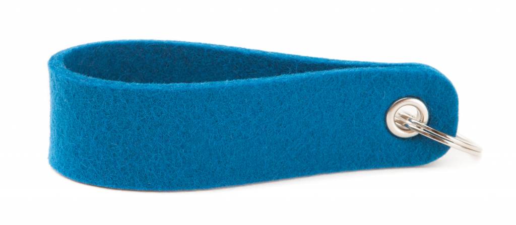 Schlüsselanhänger Petrol rund