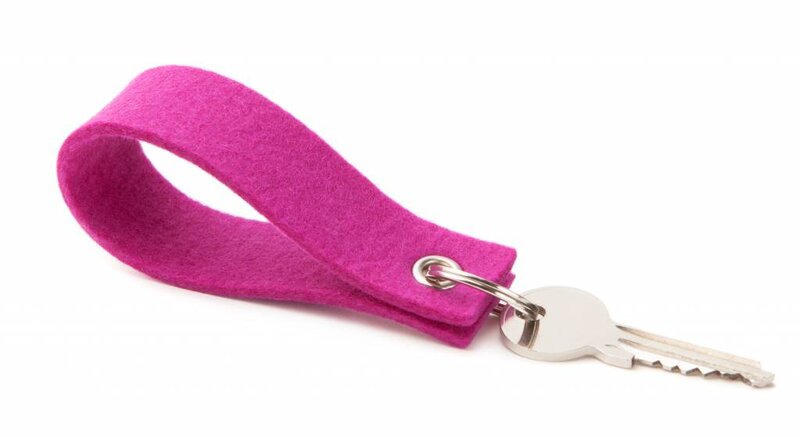 Keychain Pink square