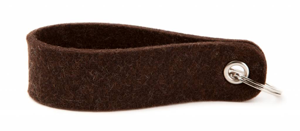 Keychain Truffle-Brown round