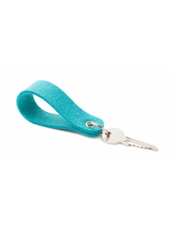 Keychain Turquoise round