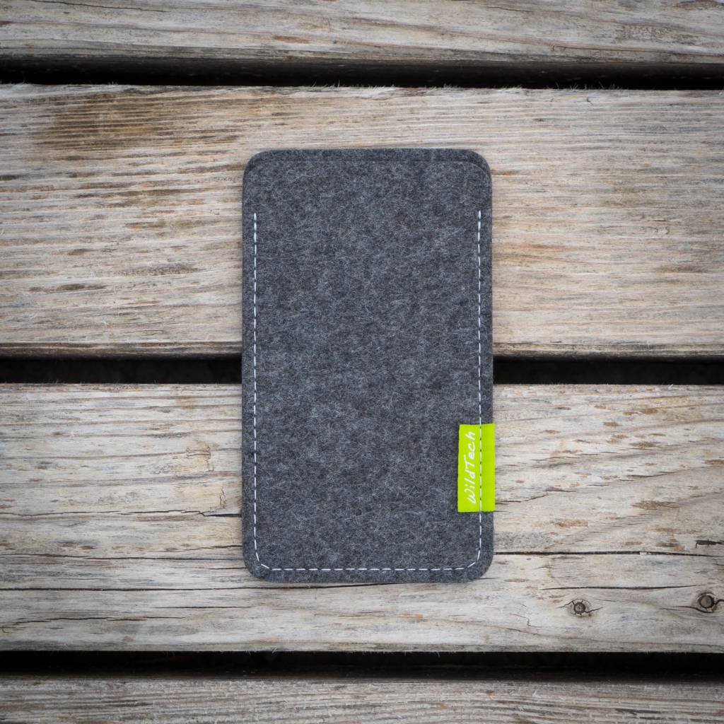 Apple iPhone Sleeve Grau