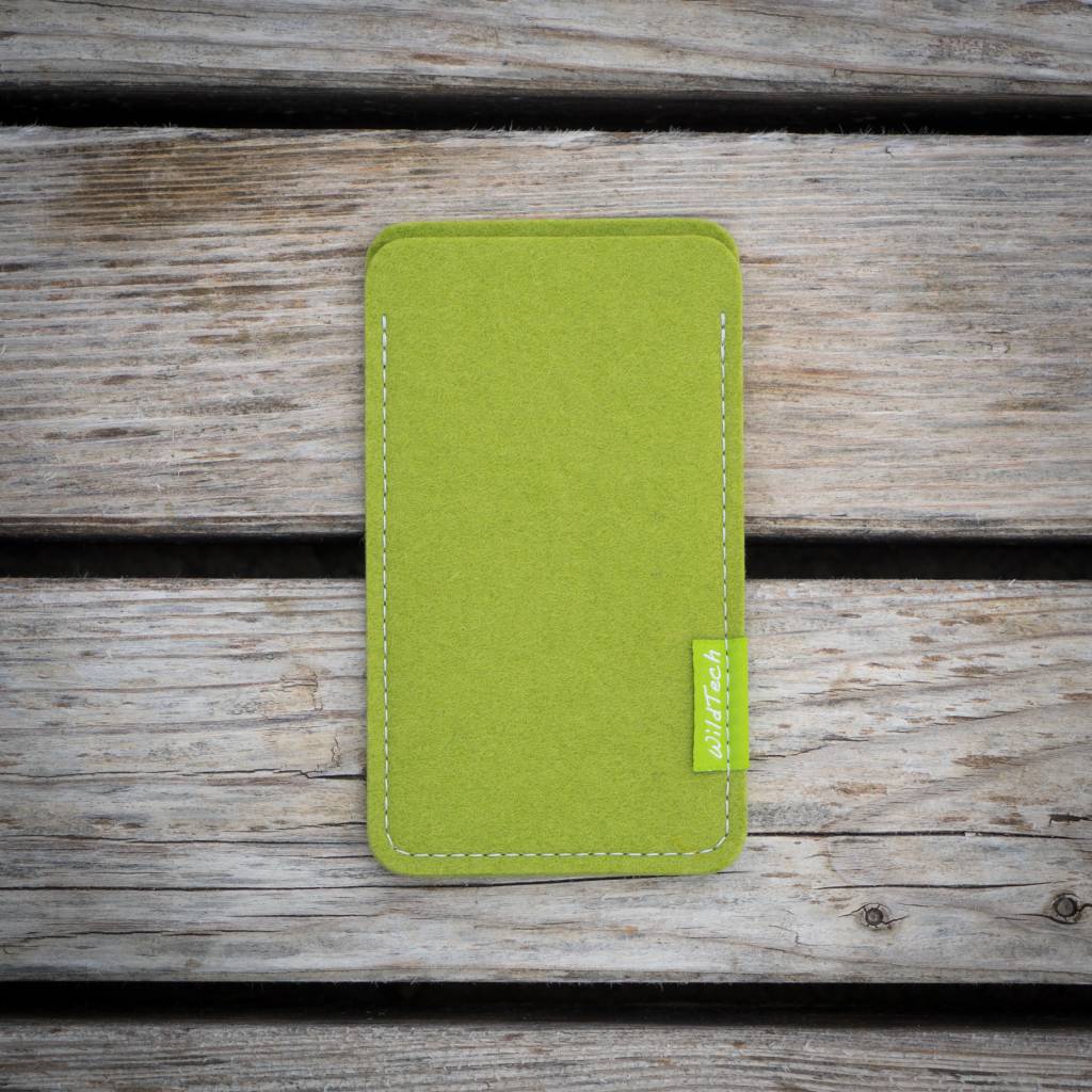 Apple iPhone Sleeve Lindgrün