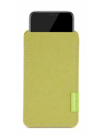 Apple iPhone Sleeve Lindgrün