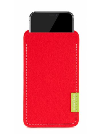 Apple iPhone Sleeve Hellrot