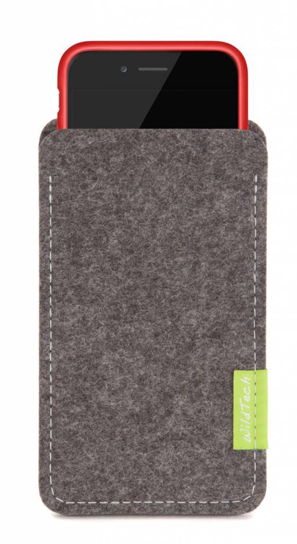 Apple iPhone Sleeve Grau