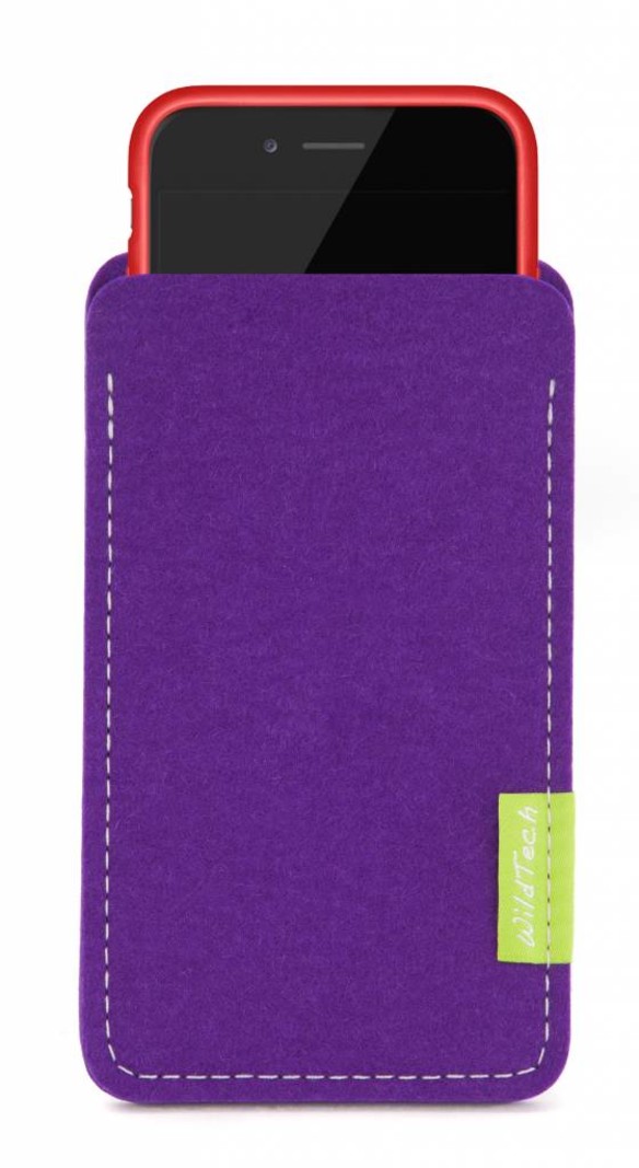 Apple iPhone Sleeve Lila