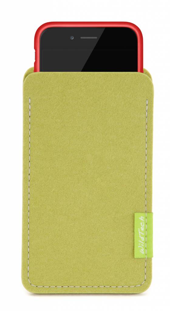 Apple iPhone Sleeve Lindgrün