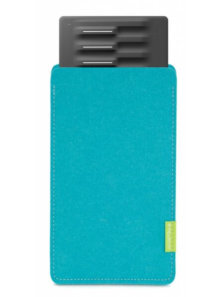 ROLI Seaboard Block sleeve / case / cover of wool felt - turquoise