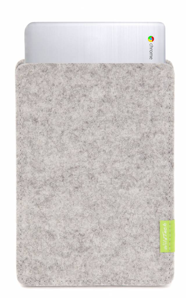 Google Chromebook Sleeve Hellgrau