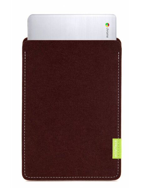 Google Chromebook Sleeve Dunkelbraun