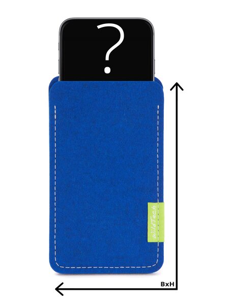 Individual Smartphone Sleeve Azure