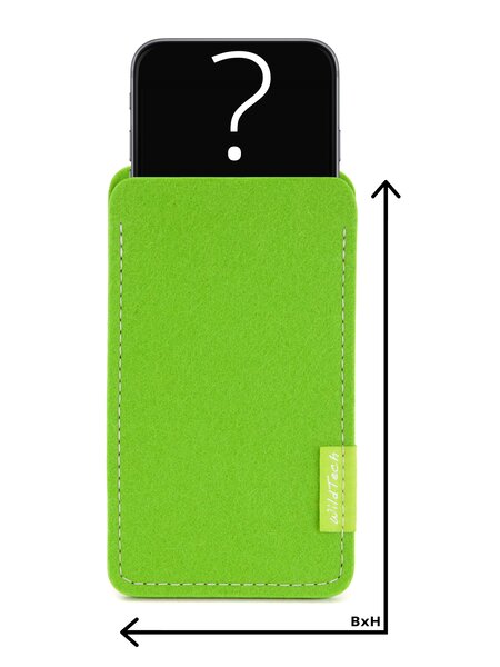 Individual Smartphone Sleeve Bright-Green