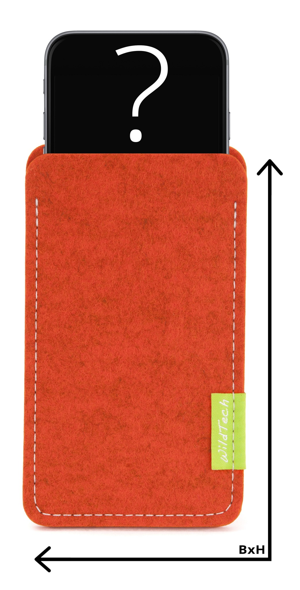 Individuelles Smartphone Sleeve Rost