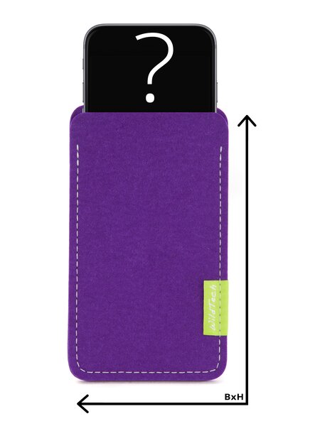 Individual Smartphone Sleeve Purple