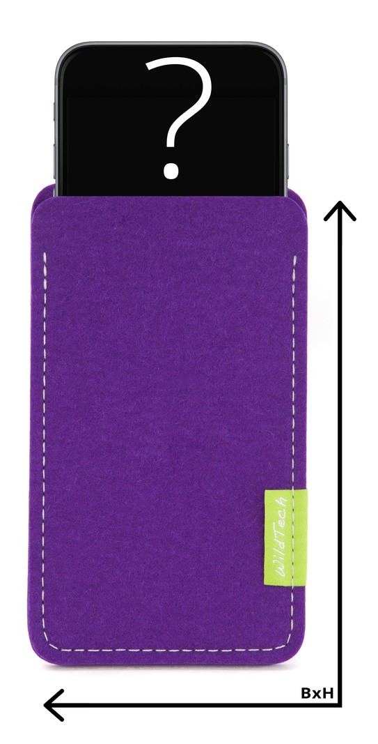 Individuelles Smartphone Sleeve Lila