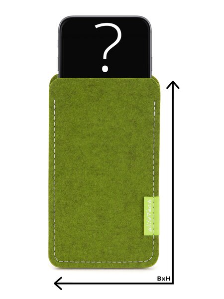 Individuelles Smartphone Sleeve Farn