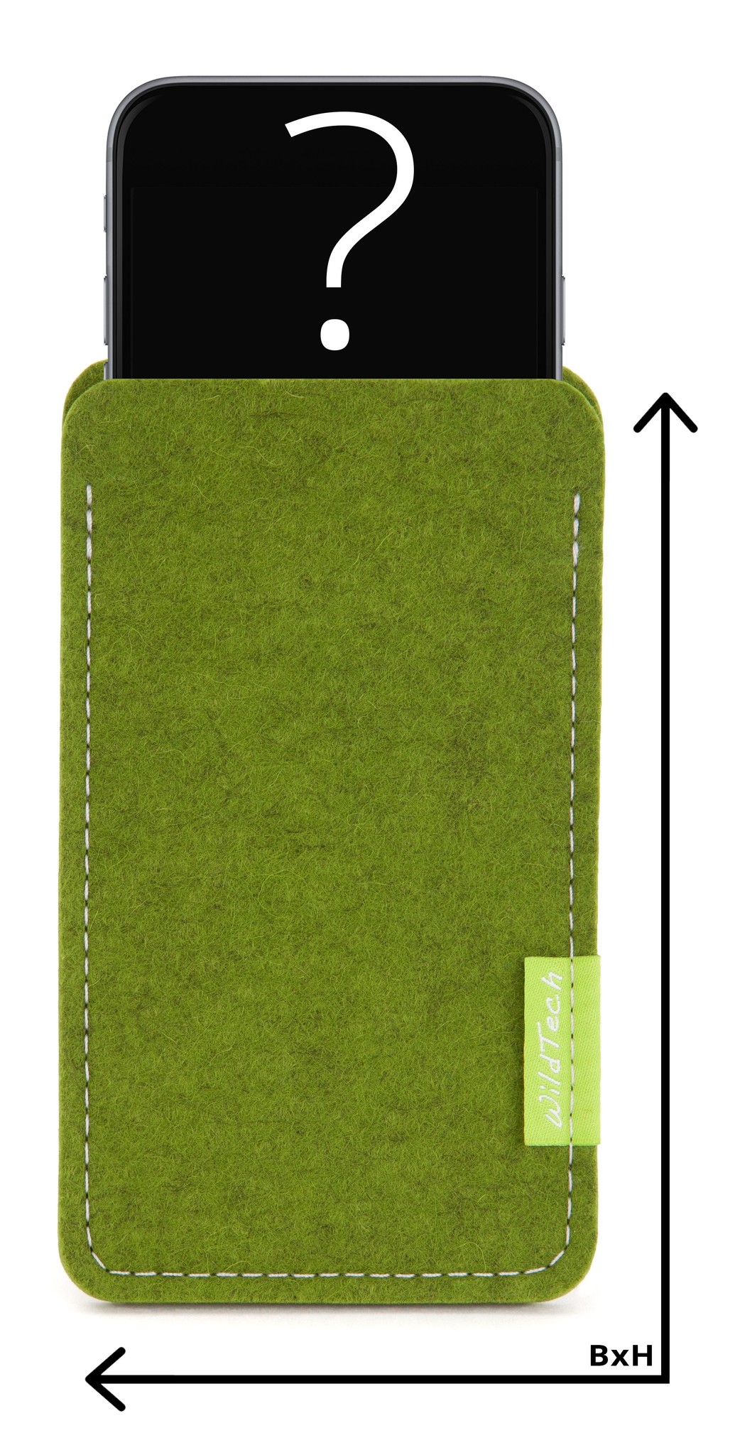 Individual Smartphone Sleeve Farn-Green
