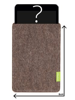 Individual Tablet Sleeve Nature-Flecked