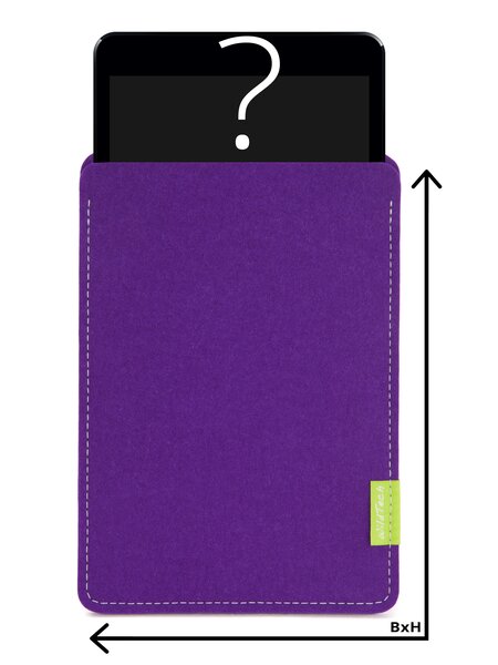 Individual Tablet Sleeve Purple