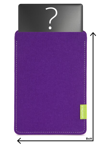 Individual Notebook Sleeve Purple