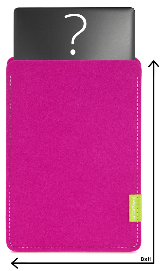 Individuelles Notebook Sleeve Pink