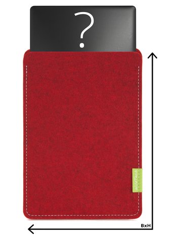 Individual Notebook Sleeve Cherry